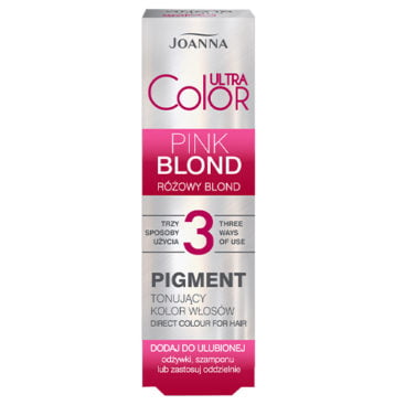 Joanna Ultra Color Hair Toning Pigment Pink Blond G Procosmeticsuk