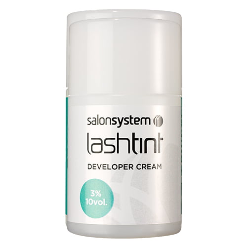 Salon System 3% cream tint developer.