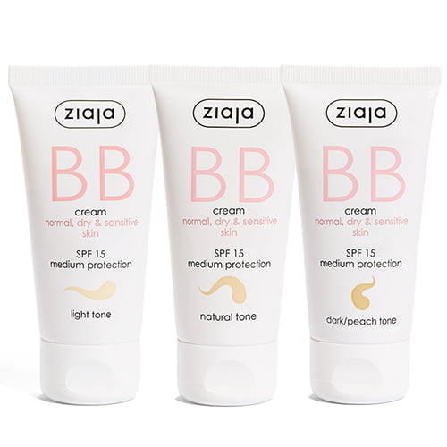 Ziaja BB Cream with SPF 15 for Normal Dry & Sensitive Skin