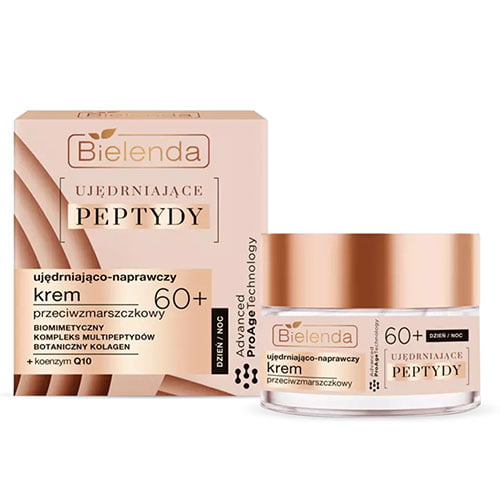 Bielenda firming repair face cream with peptide complex.