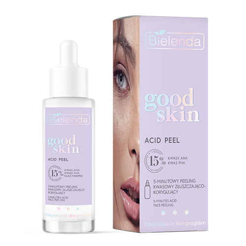 Bielenda Good Skin Exfoliating Correcting 5 Minutes Acid Peel 15% AHA + PHA Acids 30g