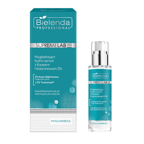 Bielenda supremelab serum with ultra-low weight hyaluronic acid.