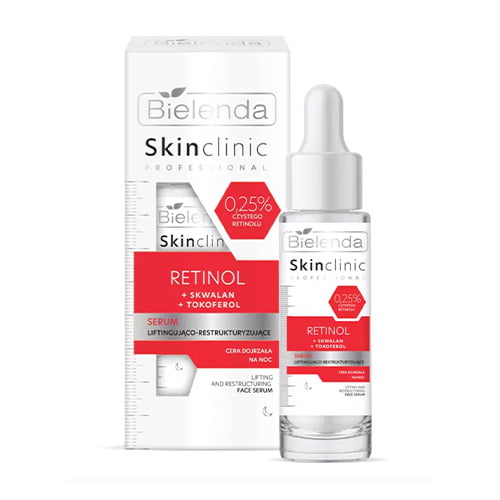 Bielenda skin clinic professional retinol face serum.