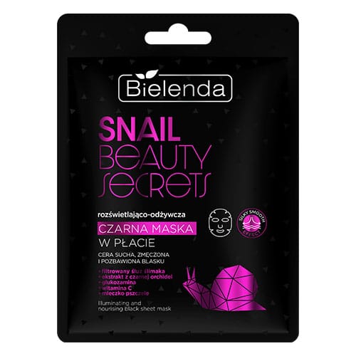 Bielenda Snail Beauty Secrets Brightening Nourishing Snail Filtrate Sheet Mask