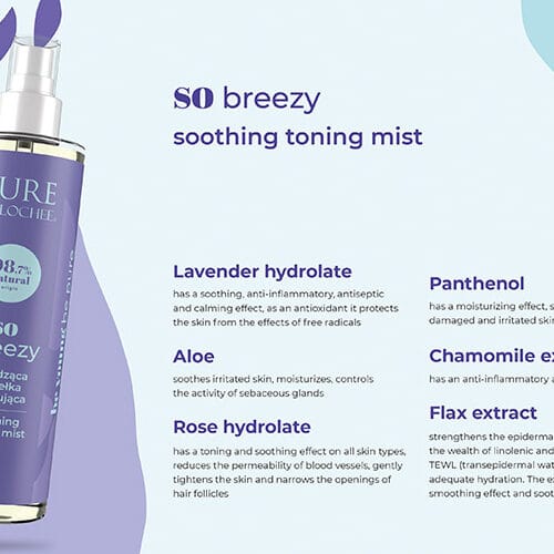 Clochee Pure So Breezy Soothing Toning Mist