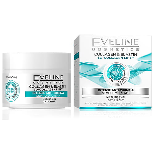 Eveline Cosmetics Collagen Anti-Wrinkle Semi-Oily Face Cream