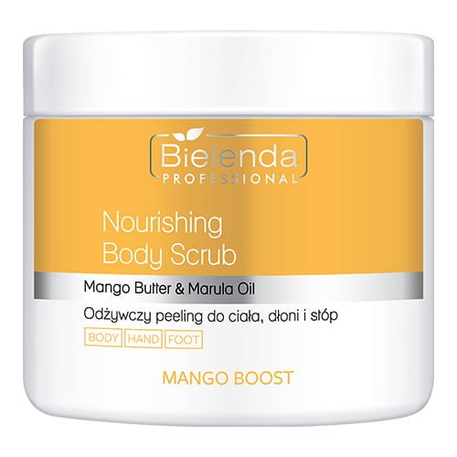 Bielenda Professional Mango Boost Nourishing Body Scrub with Mango Butter & Marula Oil