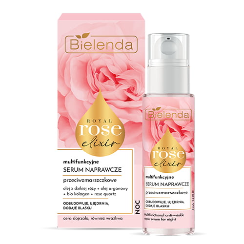 Rose anti-wrinkle night serum from Bielenda