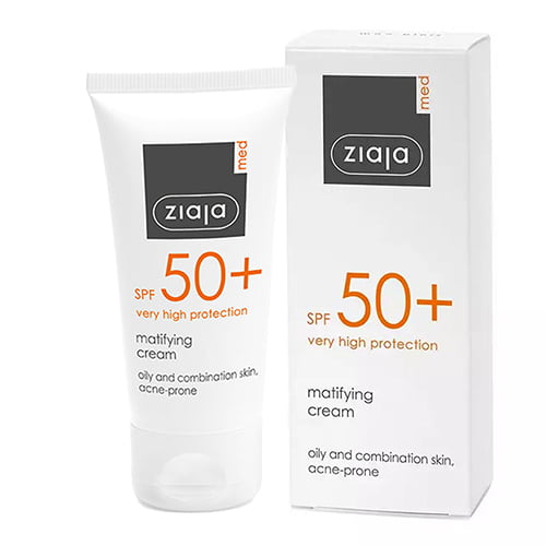 Ziaja Med SPF50 Mattifying Cream for Acne Prone