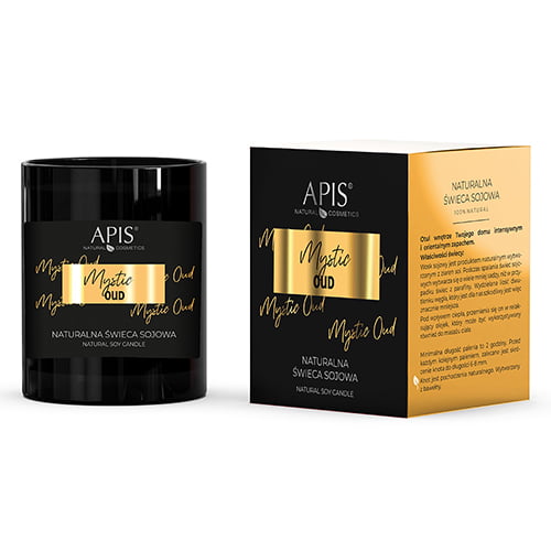 Apis mystic OUD scented natural soy candle