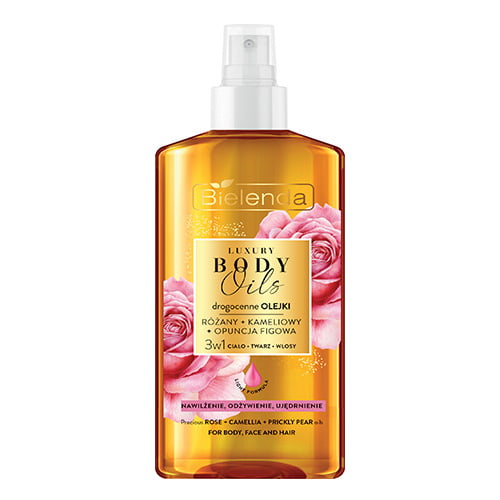 Bielenda Rose body face hair oil