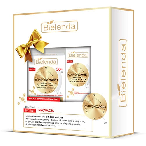 Bielenda Chrono Age 24h Gift Box Set Anti-Wrinkle Face 50+ and Eye Cream