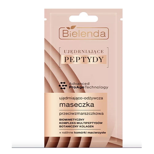 Bielenda face mask for mature skin with biomimetic peptides.