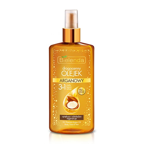 bielenda argan oil face body hair mist