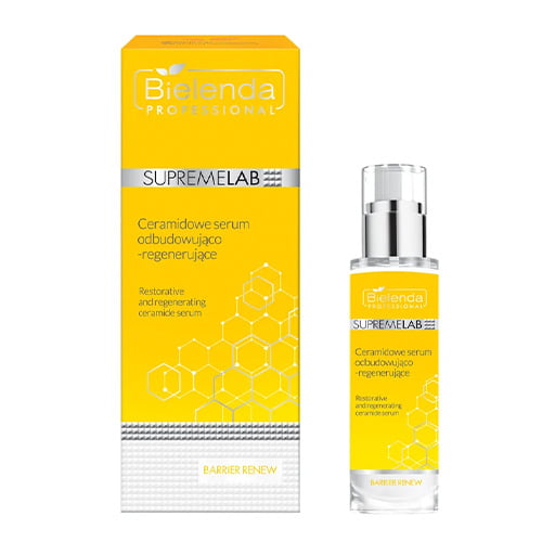 Bielenda Supremelab Barrier Renew face serum with ceramides.