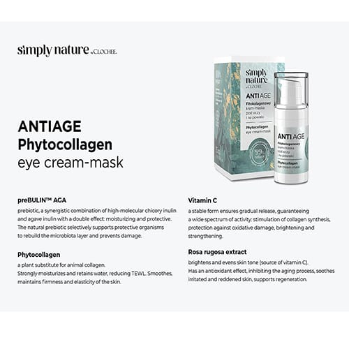 Clochee Simply Nature Anti-Age Phyto-Collagen Eye Cream-Mask