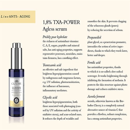 Clochee Simply Organic TXA-Power Anti-Ageing Serum