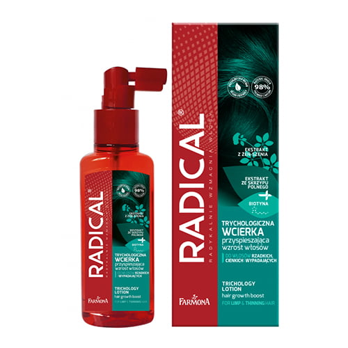 farmona radical trichology lotion accelerating hair growth.