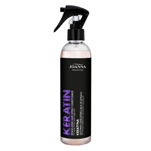 Joanna professional rebuilding keratin conditioner in spray.