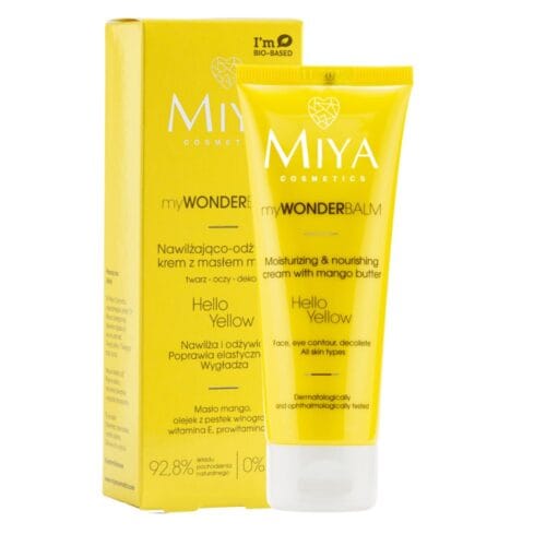 Miya Cosmetics Hello Yellow Moisturising Nourishing Cream with Mango Butter