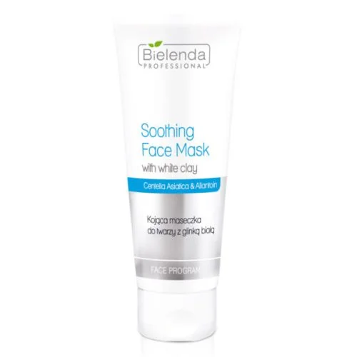 Bielenda Professional Soothing Face Mask with White Clay, Chestnut Extract & Allantoin 150g