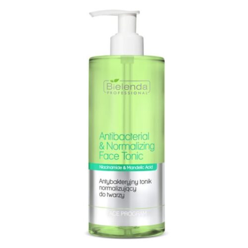 Bielenda Professional Antibacterial and Normalising Face Tonic with Niacinamide & Mandelic Acid, 500ml