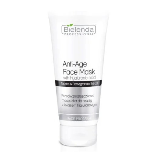 Bielenda Professional Anti-Age Face Mask with Hyaluronic Acid & Pomegranate Extract, 175ml