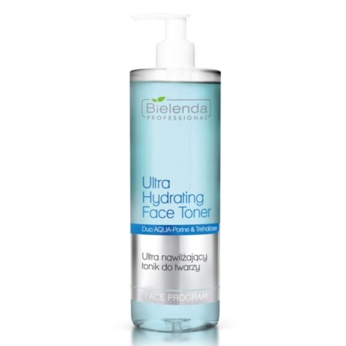 Bielenda Professional Ultra Hydrating Face Toner with Duo AQUA-Porine & Trehalose, 500ml