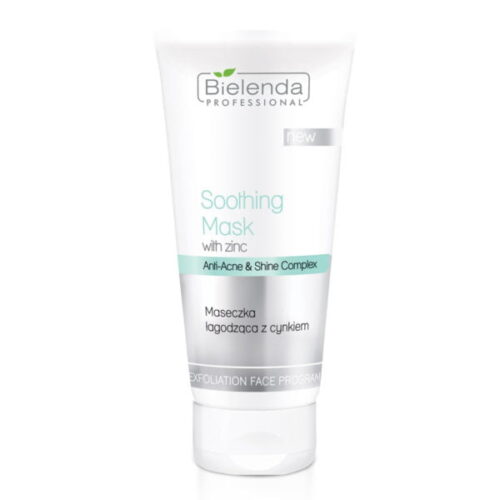 Bielenda Professional Soothing Face Mask with Zinc Anti-Acne & Shine Complex 150g