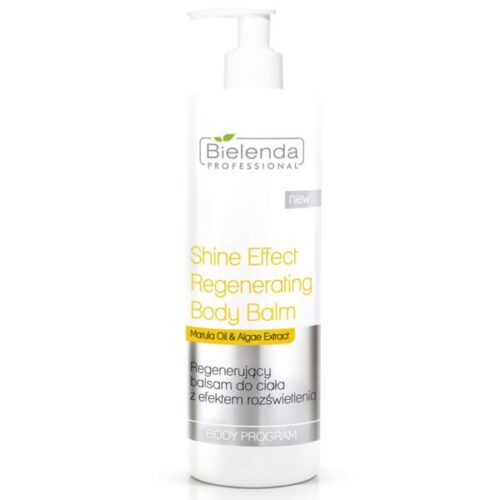 Bielenda Professional Shine Effect Regenerating Body Balm with Marula Oil & Algae Extract, 500ml