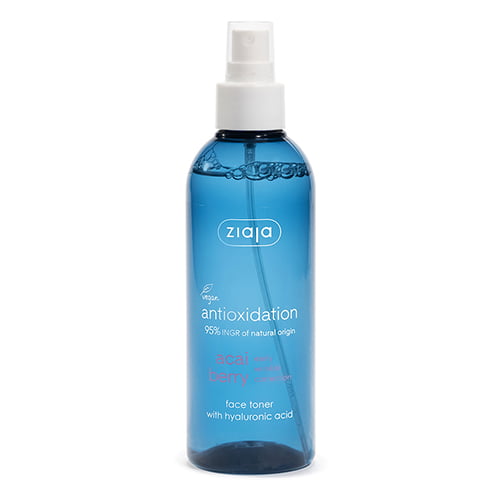 Ziaja Acai Berry Antioxidant Antipollution Face Toner with Hyaluronic Acid