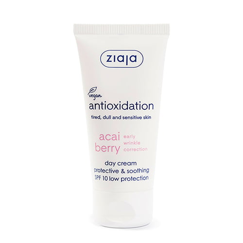 Ziaja Acai Berry Protective & Soothing Anti-Pollution Day Cream SPF10, 50ml