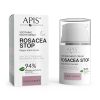 Professional soothing face cream for rosacea treatment.