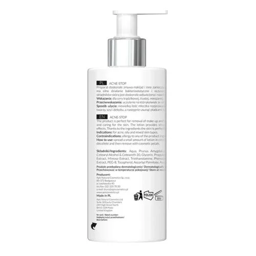 Alternative view of Apis Professional Cleansing Antibacterial Face Lotion-Milk with Green Tea 300ml