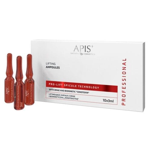 Apis Professional PRO-LIFT SPICULE TECHNOLOGY Lifting Ampoules with DMAE and Biomimetic Conotoxin 10 x 3ml