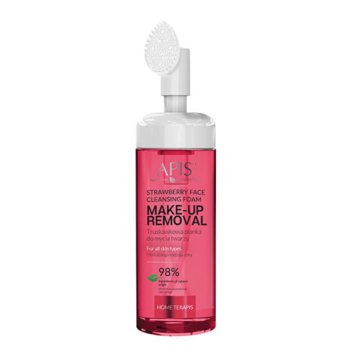 Apis Strawberry Face Cleansing Foam with Silicone Brush