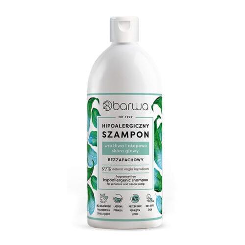 Barwa Hypoallergenic Fragrance-Free Shampoo 400ml
