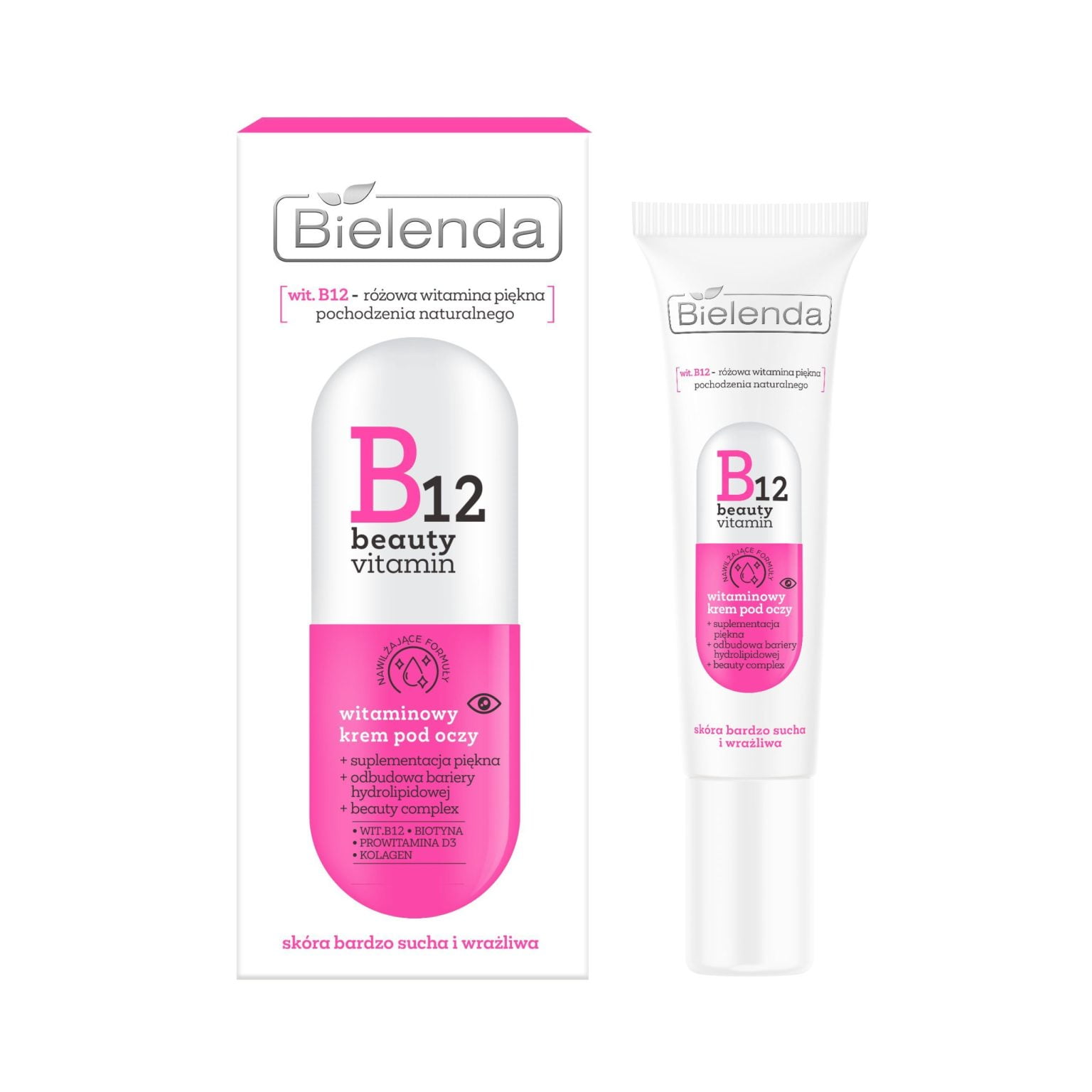 B12 Beauty Vitamin Eye Cream Bielenda ProCosmeticsUK