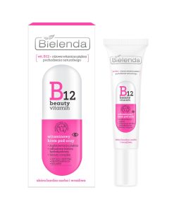 Bielenda B12 vitamin eye cream for sensitive skin.