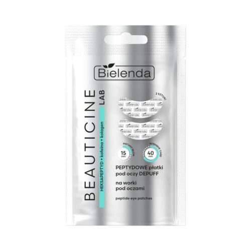 Bielenda Beauticine Lab DEPUFF Peptide Under-Eye Patches for Puffiness – 1 Pair