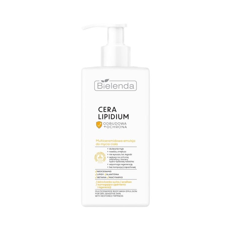 Bielenda Cera Lipidium Multi-Ceramide Body Wash Emulsion for Dry Sensitive Skin 300ml