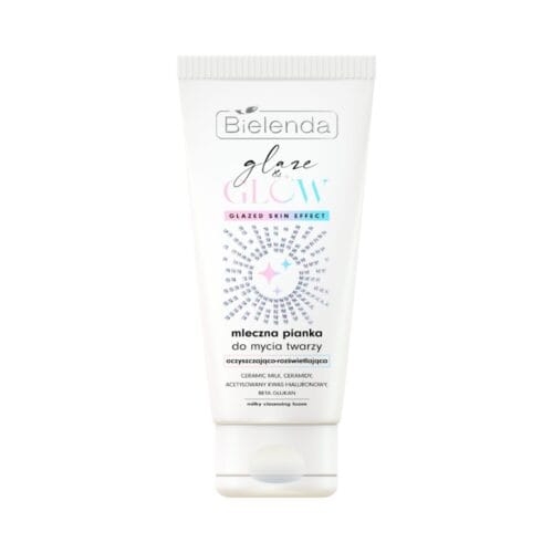 Bielenda Glaze & Glow Brightening Face Cleansing Milky Foam 135g