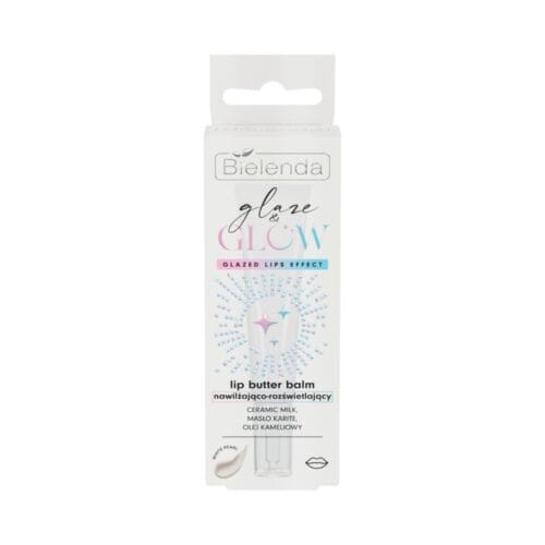 Bielenda Glaze & Glow Nourishing & Brightening Lip Butter Balm – White Pearl