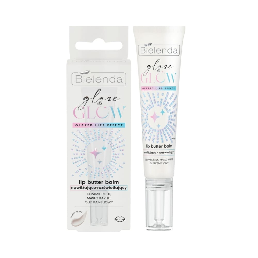 Bielenda Glaze & Glow Nourishing & Brightening Lip Butter Balm – White Pearl