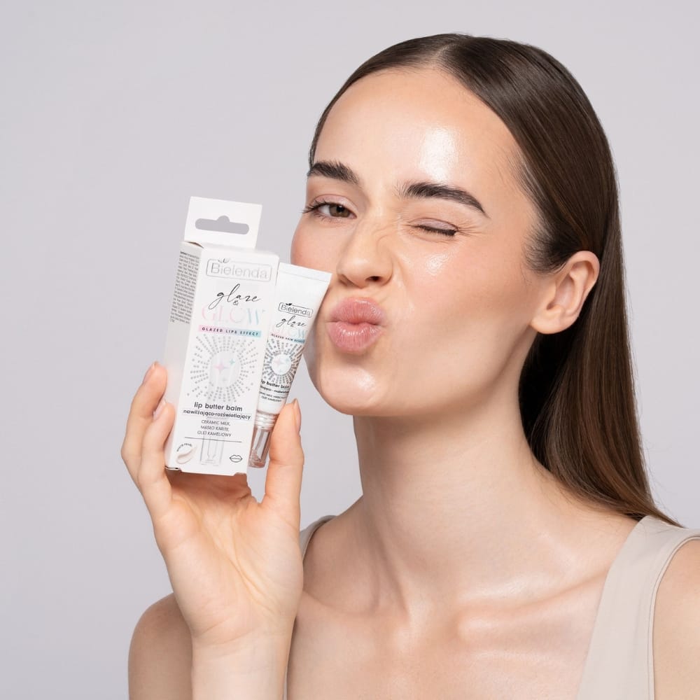 Bielenda Glaze & Glow Nourishing & Brightening Lip Butter Balm – White Pearl