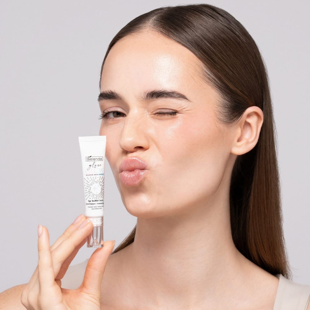 Bielenda Glaze & Glow Nourishing & Brightening Lip Butter Balm – White Pearl