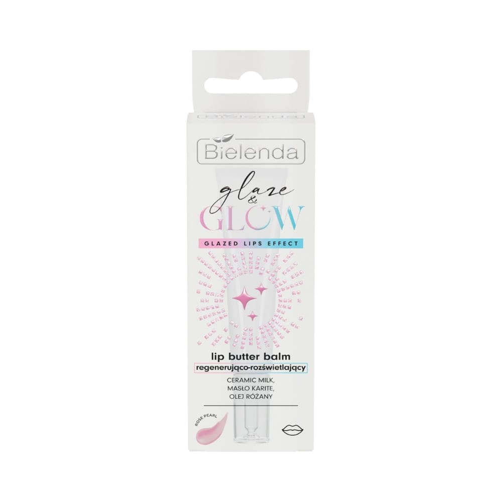 Bielenda Glaze & Glow Regenerating & Brightening Lip Butter Balm – Rose Pearl