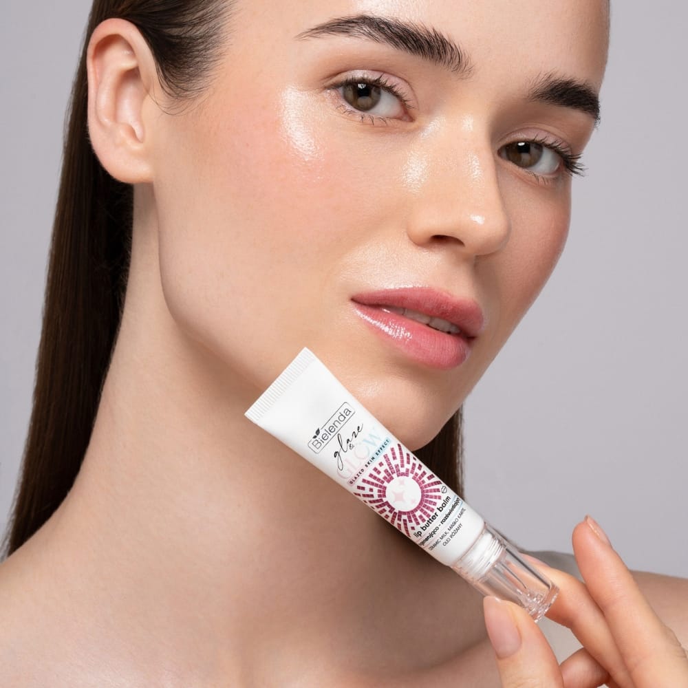 Bielenda Glaze & Glow Regenerating & Brightening Lip Butter Balm – Rose Pearl