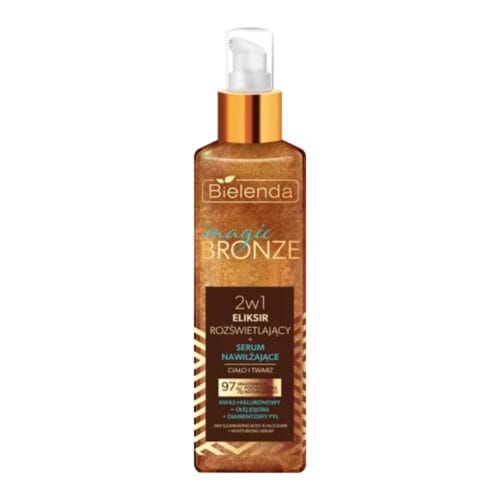 Bielenda Magic Bronze 2-in-1 Illuminating Elixir Moisturising Serum for Face & Body 150ml