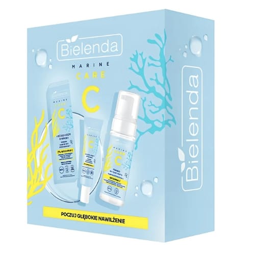 Bielenda Marine Care C Gift Box Set Face Cream and Foam Face Wash